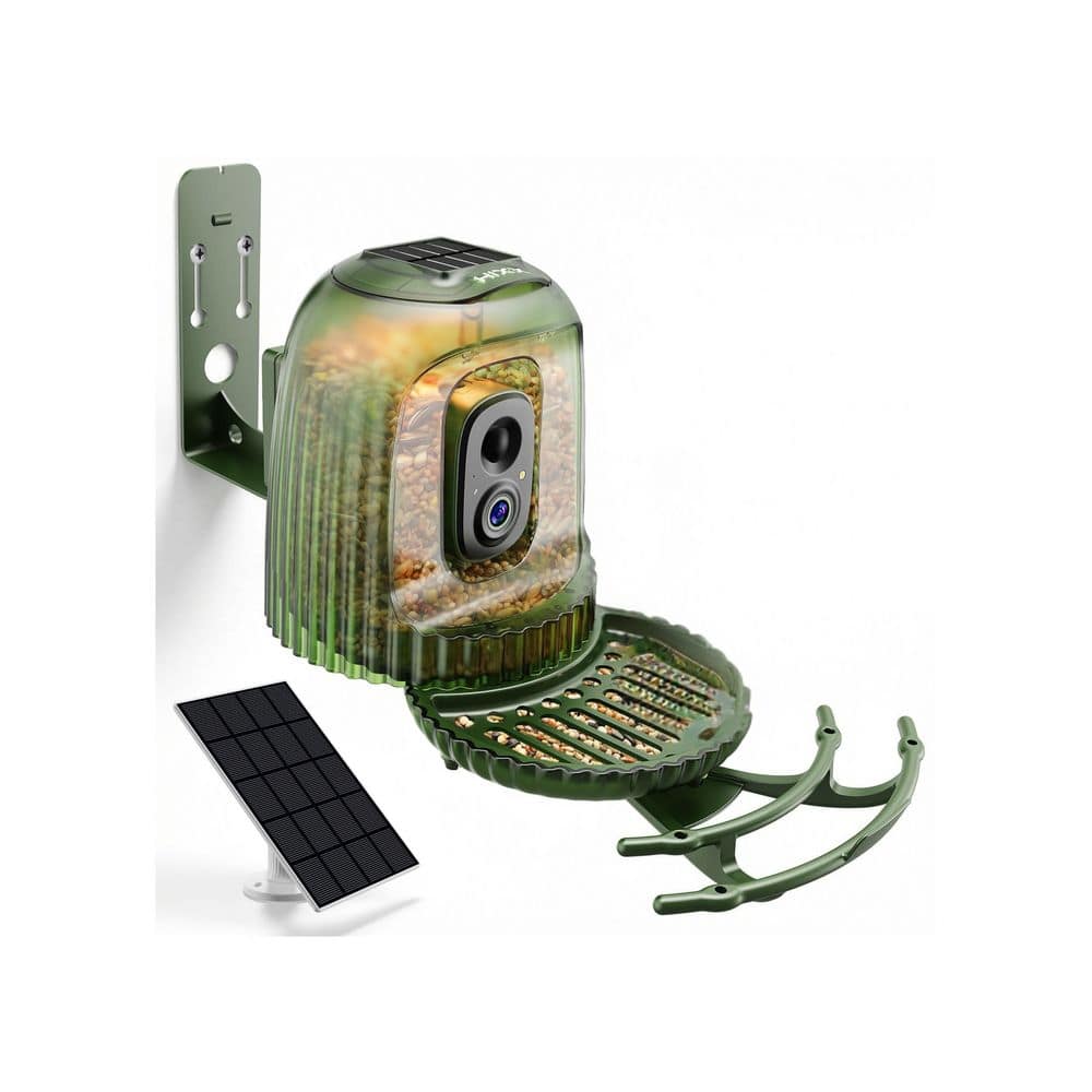 x HIXX Plastic Solar Smart Bird Seed Feeder with RGB Night Light and Rotating Tray price history on PriceWatchPro