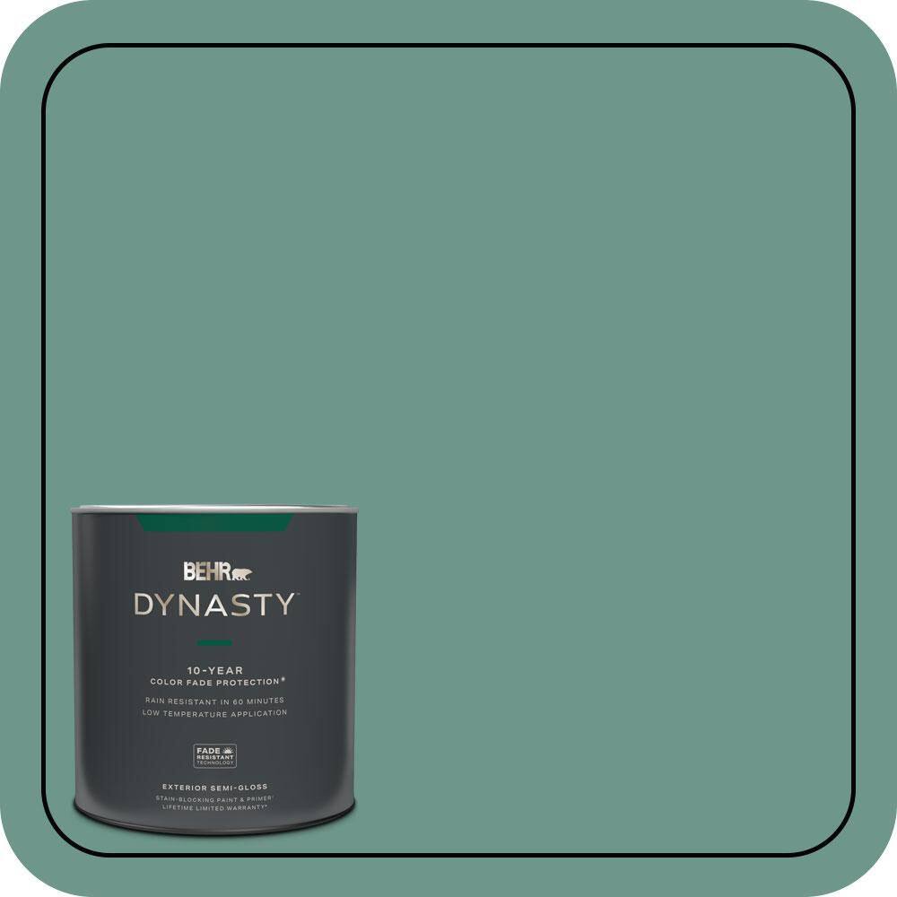 1 qt. #M440-5 Lunar Tide Semi-Gloss Enamel Exterior Stain-Blocking Paint & Primer price history on PriceWatchPro