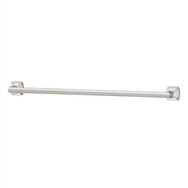 Vaneri 24 in. Wall Mounted Towel Bar in Spot Defense Brushed Nickel