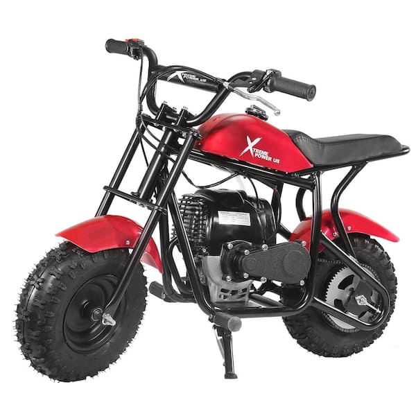 Xtremepowerus Pro-Edition Red Mini Trail Dirt Bike 40Cc 4-Stroke Kids Pit  Off-Road Motorcycle Pocket Bike 99759 - The Home Depot