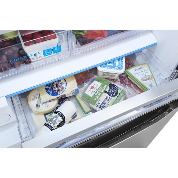 Frigidaire - Gallery 30 in. 20 cu. ft. Standard Depth French Door Refrigerator in Stainless Steel with Internal Water Dispenser