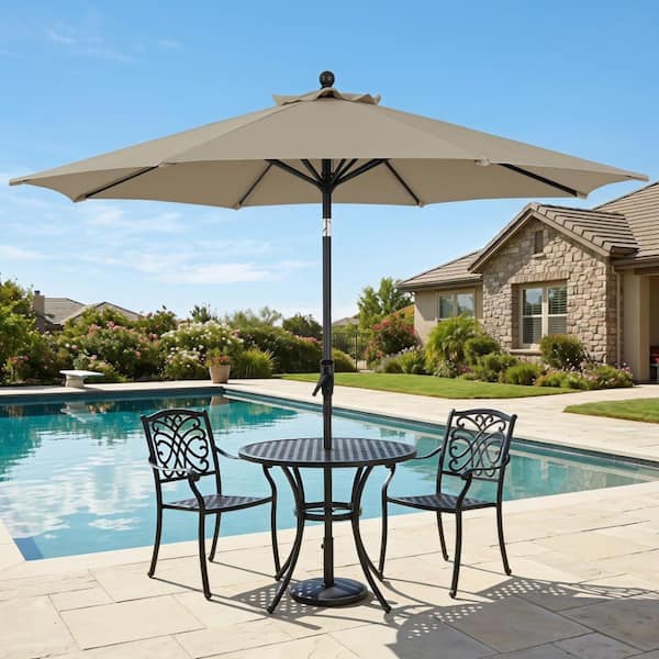 9 double vented patio umbrella with tilt PatioKingdom 9FT Outdoor Umbrella, Autotilt Stay Cool and Comfortable Outdoors All Season LongUpgrade your patio AreShark 9 FT Patio Umbrella