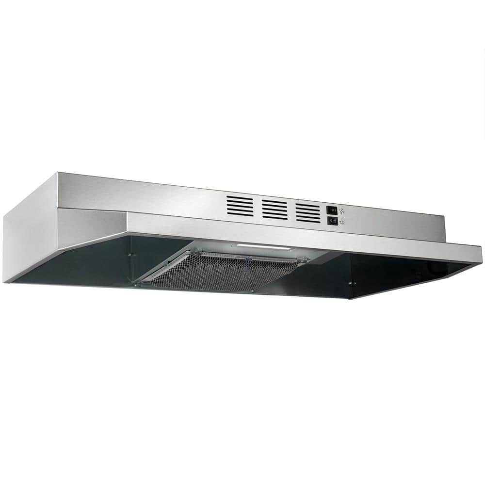 24-Inch Stainless Steel Convertible Under Cabinet Range Hood