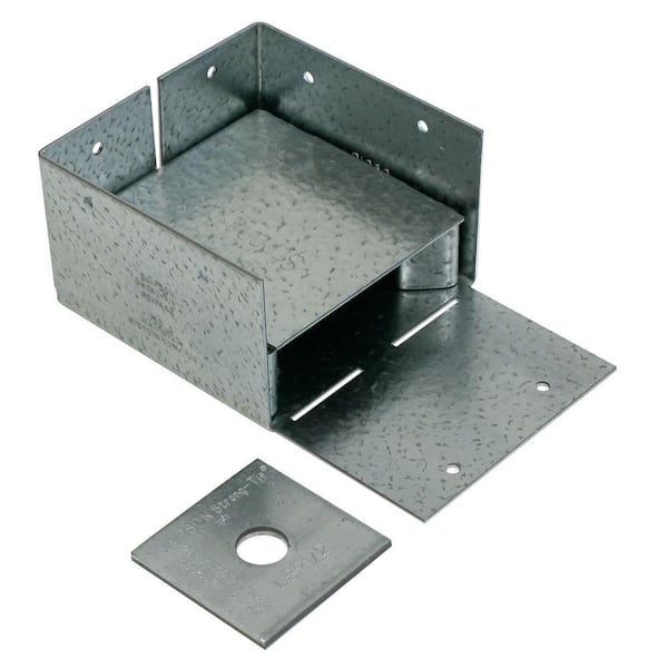 Simpson Strong-Tie ZMAX 4 in. x 4 in. Galvanized Adjustable Post Base