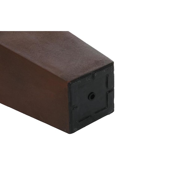 24.2 in. H Rustic Brown MgO Composite Decorative Pot