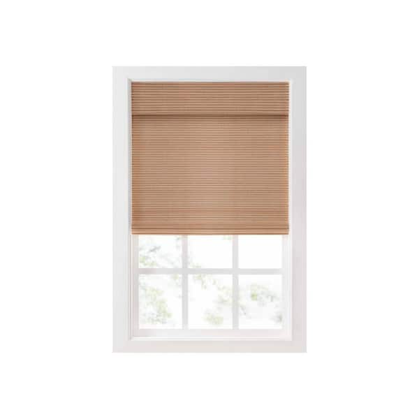 Eclipse Bamboo Natural Cordless Light Filtering Bamboo Roman Shade 23 ...