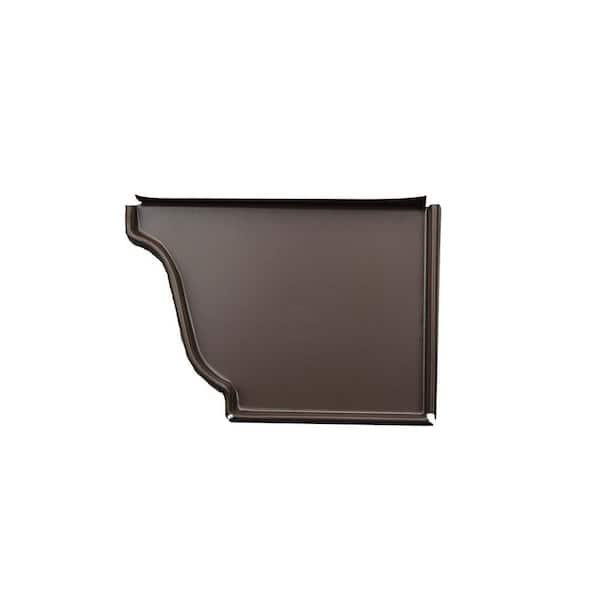 Spectra Pro Select 6 in. Royal Brown Aluminum Right End Cap