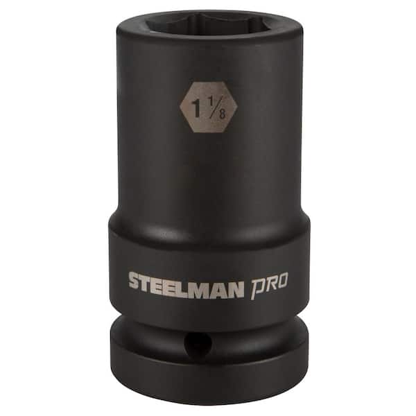 1 in. x 1-1/8 in. 6 Point Drive Impact Thin Wall Deep Socket