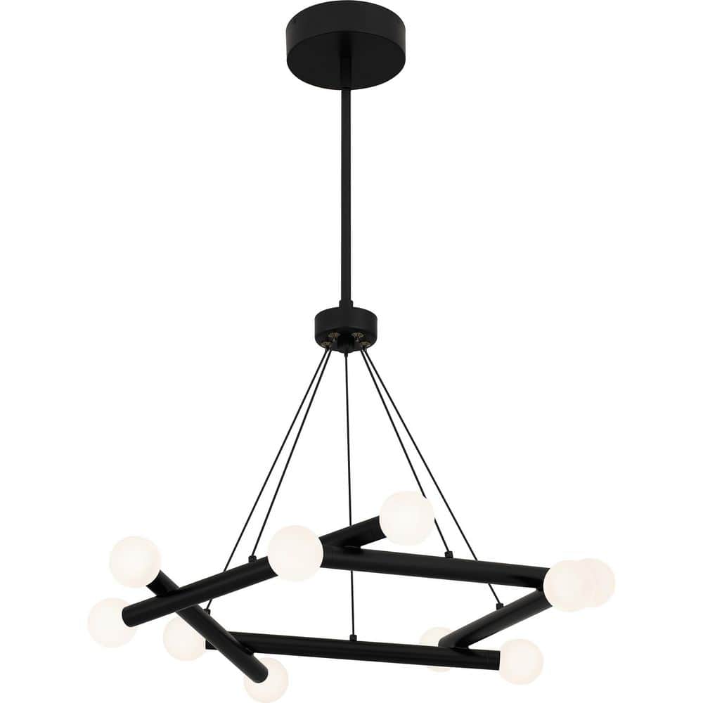 Cyprus Integrated LED Matte Black Chandelier price history on PriceWatchPro