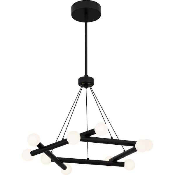 Quoizel Cyprus Integrated LED Matte Black Chandelier
