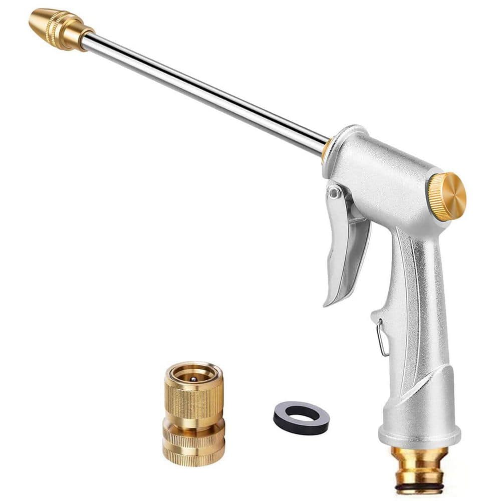 High Pressure Lengthened Garden Hose Sprayer Adjustable Patterns Auto-Lock Trigger Heavy Duty Metal 1-Pack price history on PriceWatchPro