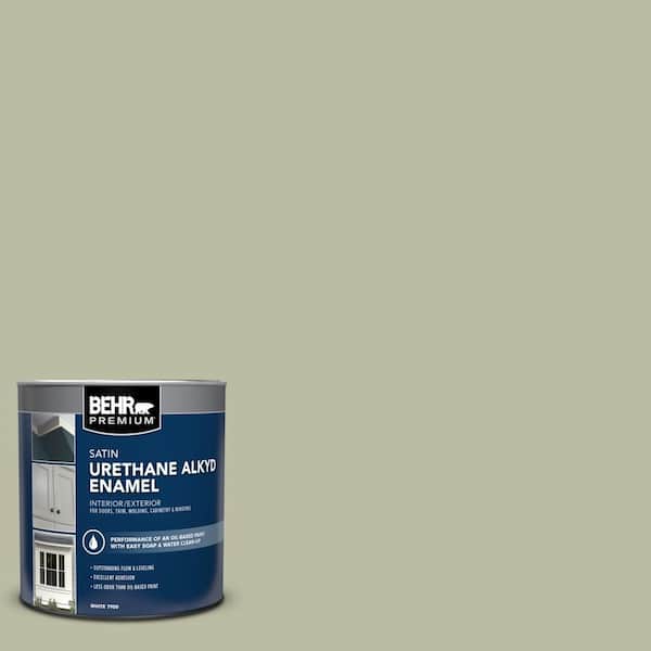 1 qt. #400F-4 Restful Satin Enamel Urethane Alkyd Interior/Exterior Paint