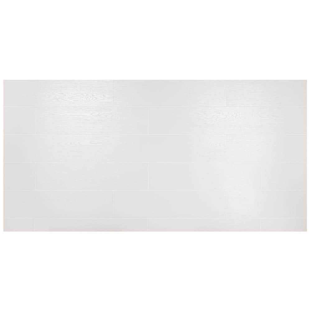 Blanco 8x36 White Matte Porcelain Wood Look Tile