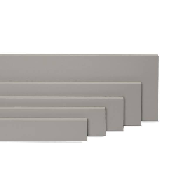 James Hardie Magnolia Home Hardie Trim HZ10 1.00 in. x 3.5 in. x 12 ft. Fiber Cement Stone Beach Smooth Trim