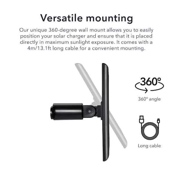 Wasserstein Solar Panel Compatible with Ring Spotlight Cam