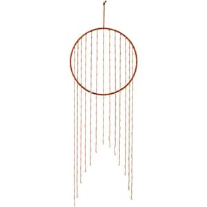 Lennon 12 in. x 30 in. Burnt Orange Wall Hanging