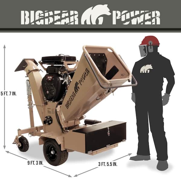 BIGBEAR POWER Tornadic 7 in. 34 HP V-Twin Engine, Gas