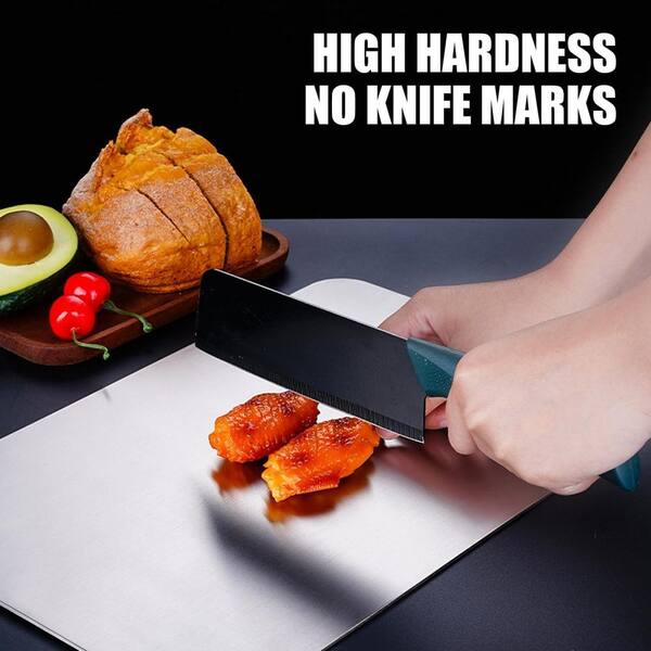Esepony 12 in. x 9 in. Titanium Cutting Board with 100% Pure