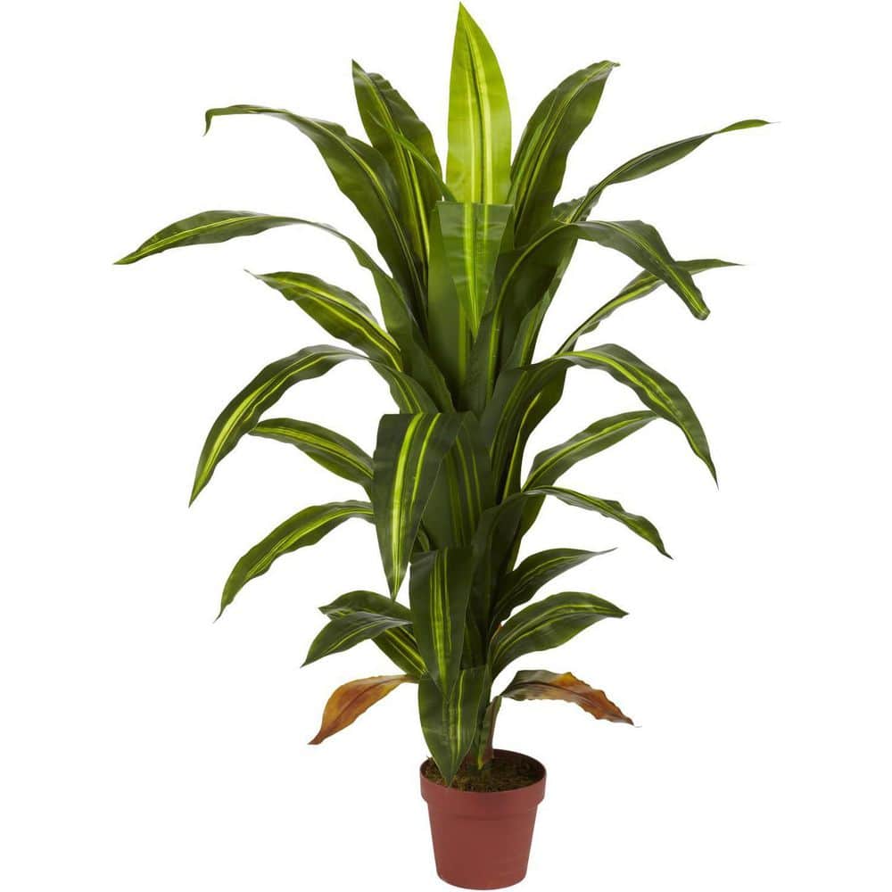 28 in. Artificial Green Indoor/Outdoor Dracaena Plant, Faux Tropical Accent, Decorative Stylish Green Display price history on PriceWatchPro