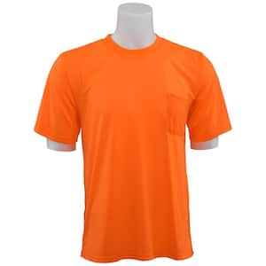9601 Men's MD Hi Viz Orange Non-ANSI Short SleevePoly Jersey T-Shirt