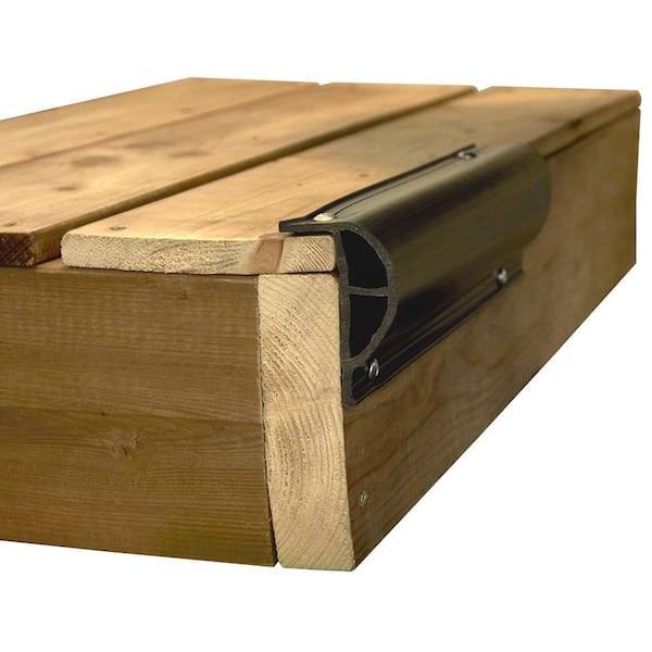 3in. x 8in. x 24 ft. Heavy "p" Profile, Black