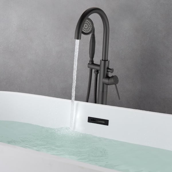 Buy Essence Hardware Trinity River Shower System with Rainfall Shower  ,Handheld and Tub Spout - Matte Black l on ConceptBaths.,com