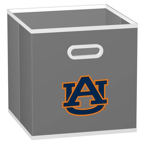 MyOwnersBox College Storeits Auburn University 10-1/2 in. x 11 in. Grey Fabric Storage Drawer