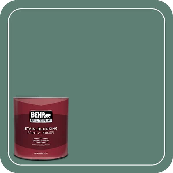 BEHR ULTRA 1 qt. #M440-6 Trellis Vine Extra Durable Flat Interior Paint & Primer