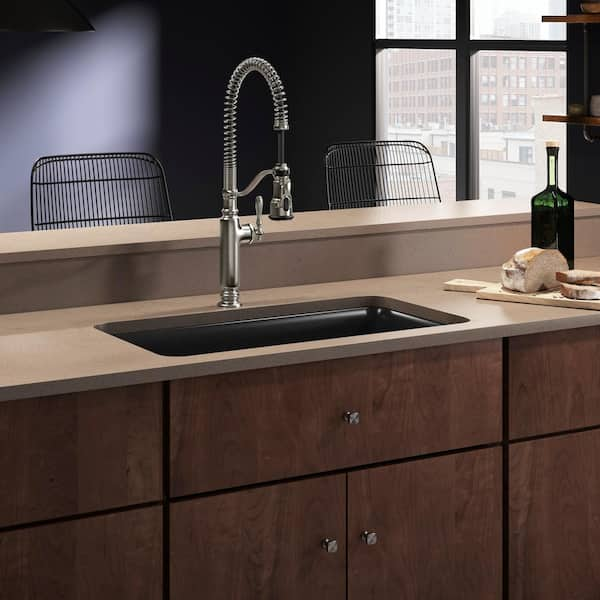 Kohler Pro-Function Kitchen Sink Kit - With Vibrant Stainless or Matte  Black Faucet