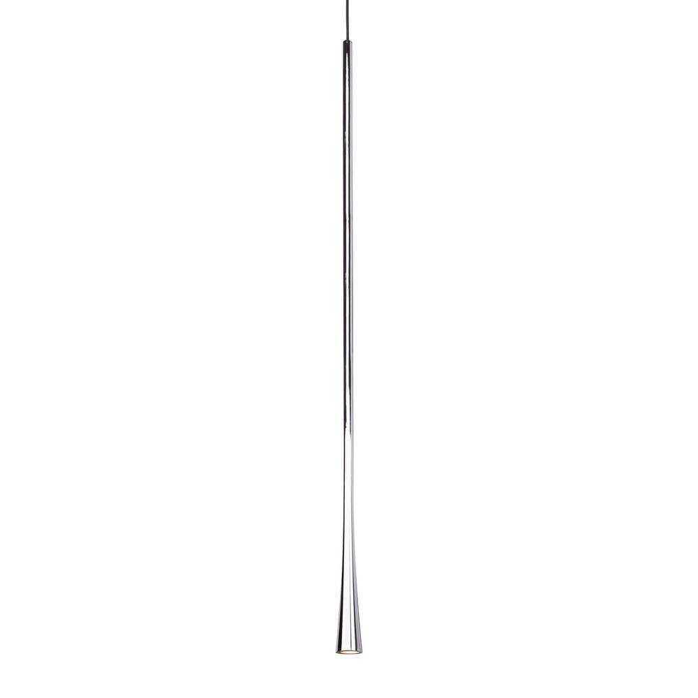 Taper 32 in. 1 Light 7-Watt Chrome Integrated LED Pendant Light price history on PriceWatchPro