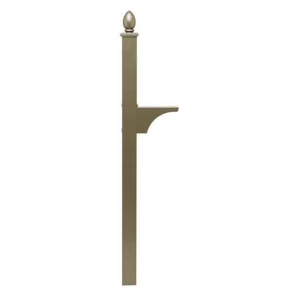 Architectural Mailboxes 80-3/8 in. Aluminum Mailbox Side-Mount Post in Bronze