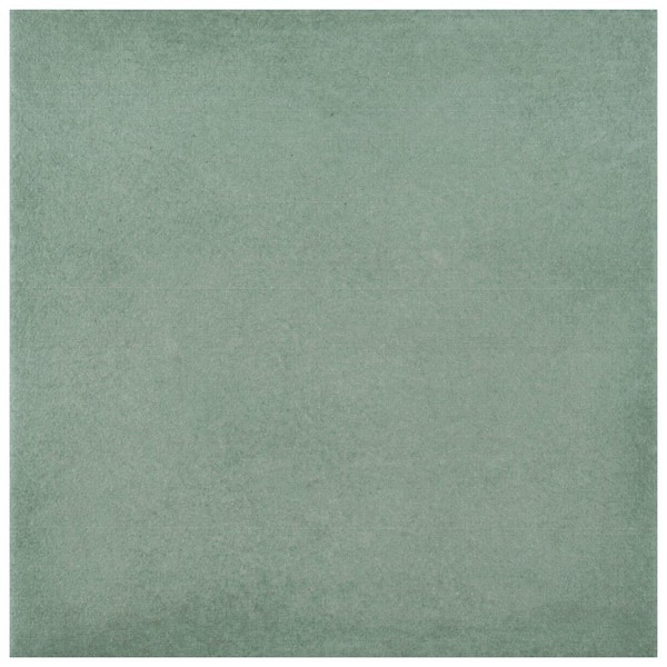 Merola Tile Matter Green 6 in. x 6 in. Porcelain Floor and Wall Tile (6.5 sq. ft./Case)