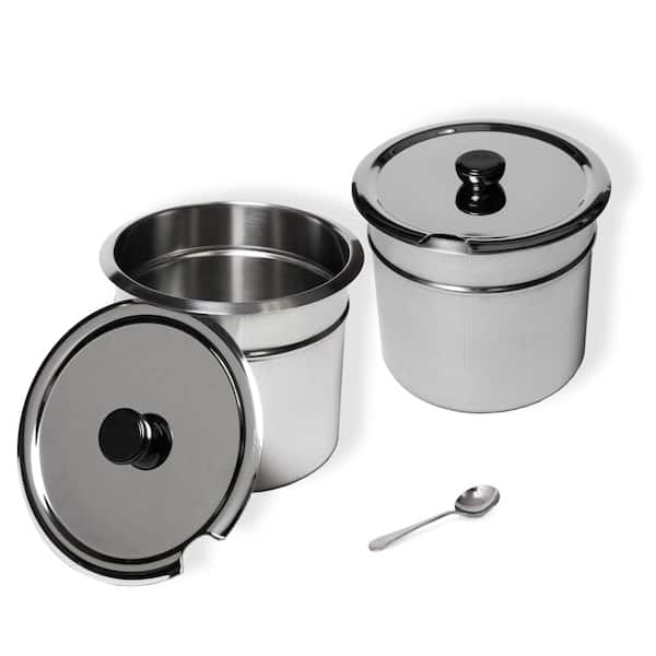 Restaurantware 1 Count Box Met Lux Measuring Cup Set Heavy Duty, Medium, Stainless Steel