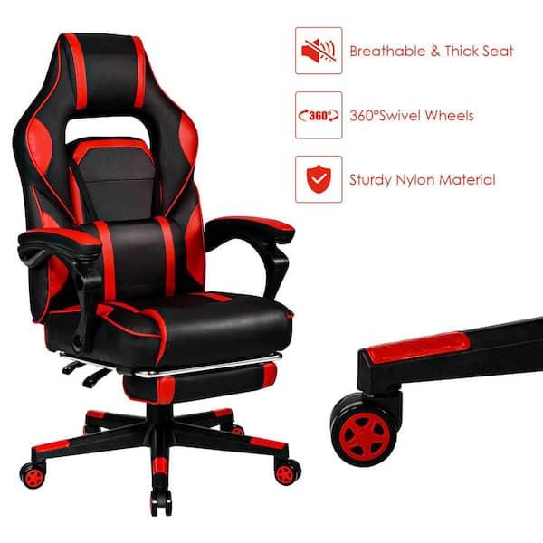 Super Comfy Merax Gaming Chair w/ Footrest for Napping 