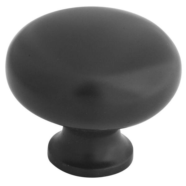 Stanley-National Hardware 1-1/4 in. Oil Rubbed Bronze Round Cabinet Knob