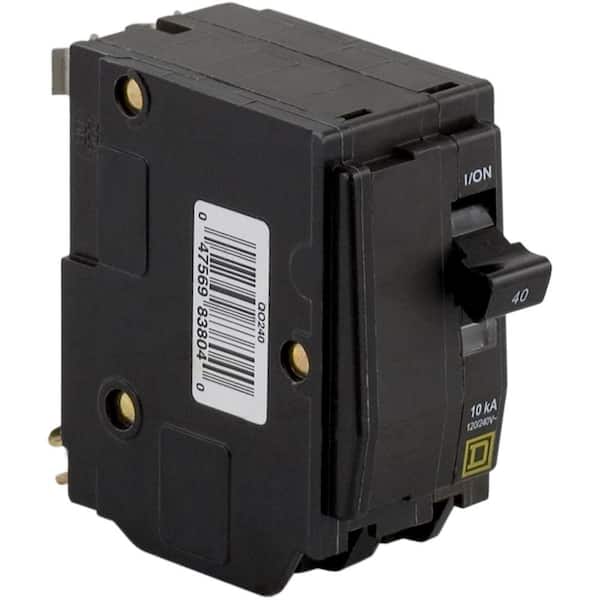 Square D QO240 2-Pole 40-Amp 120/240V Plug-In Circuit Breaker 