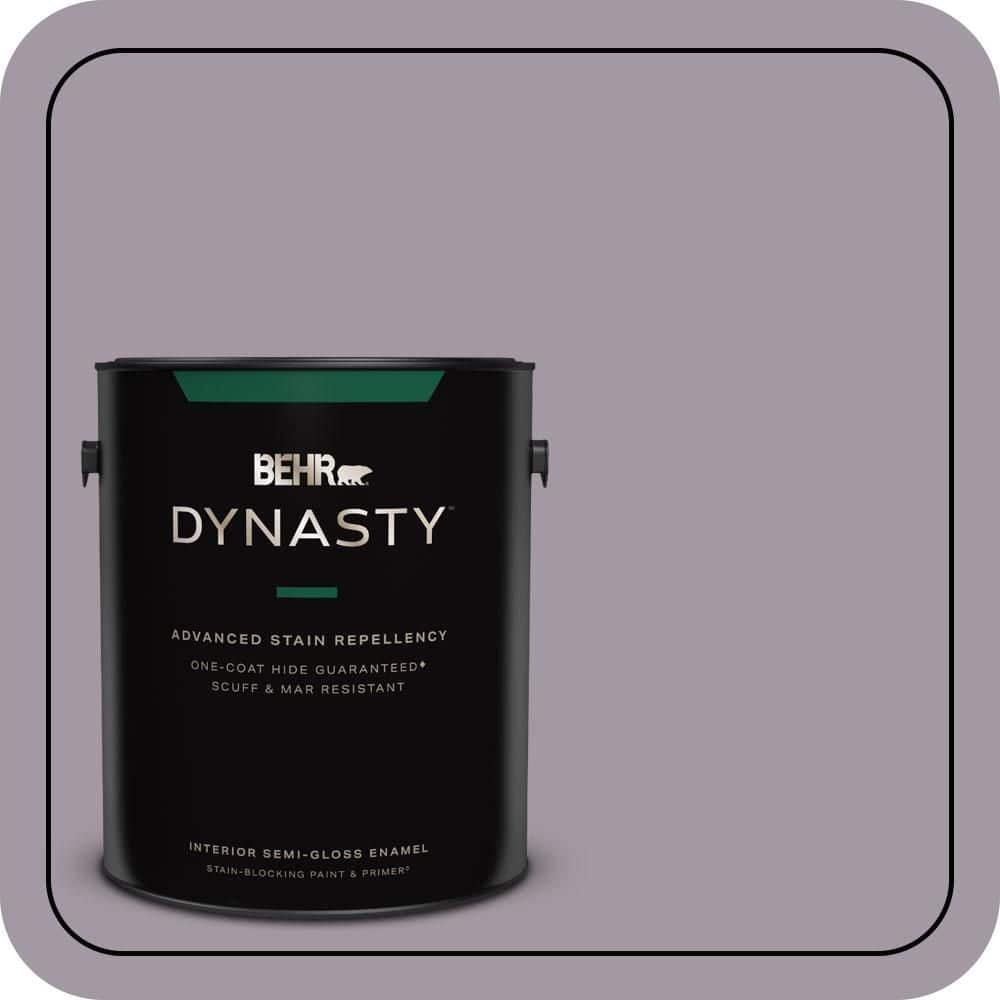 1 gal. #N570-3 Art Nouveau Glass One-Coat Hide Semi-Gloss Enamel Interior Stain-Blocking Paint & Primer price history on PriceWatchPro