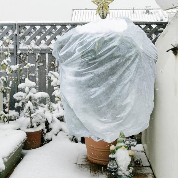 Agfabric 1.5oz White Plant Cover Bag – Frost Protection, UV Resistant For Shrubs, Trees, Garden Plants