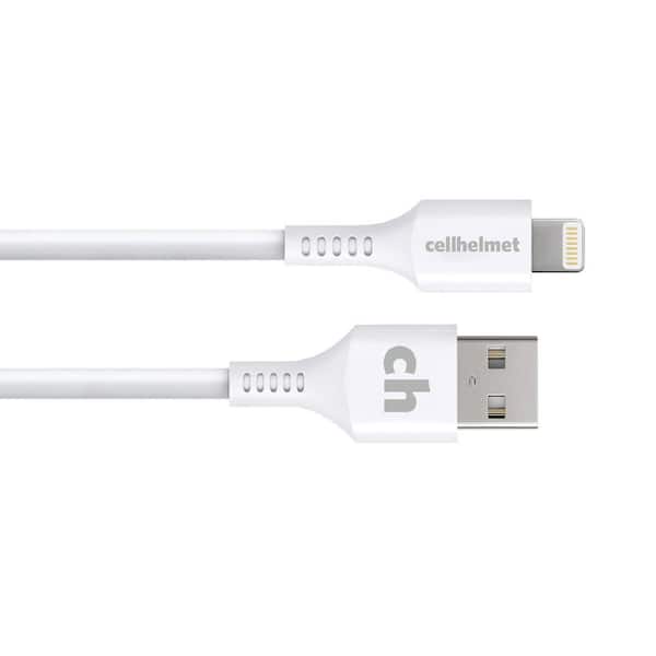 cellhelmet Charge and Sync USB-A to Lightning Round Cable (3 ft.)