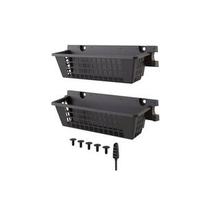 24 in. Plastic Storage Shed Basket Accessory Kit (2-Pack)