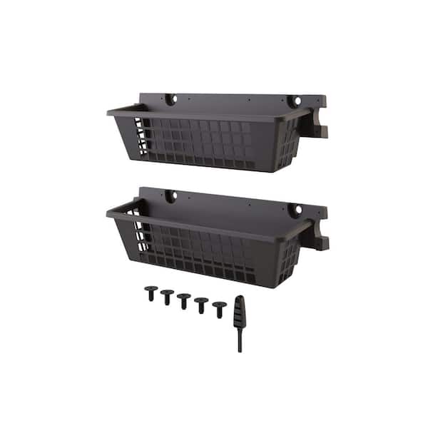 Suncast 24 in. Plastic Storage Shed Basket Accessory Kit (2Pack