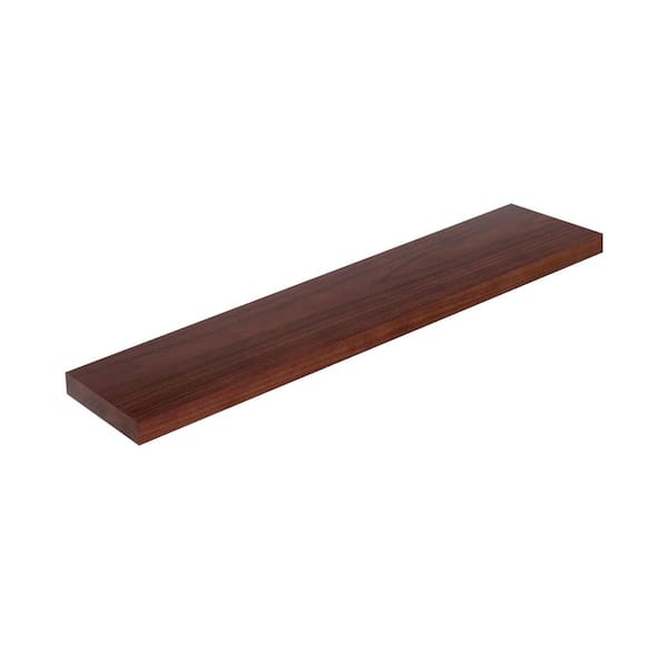Unbranded 48 in. W x 9.3 in. D Brown Floating Shelves Decorative Wall Shelf