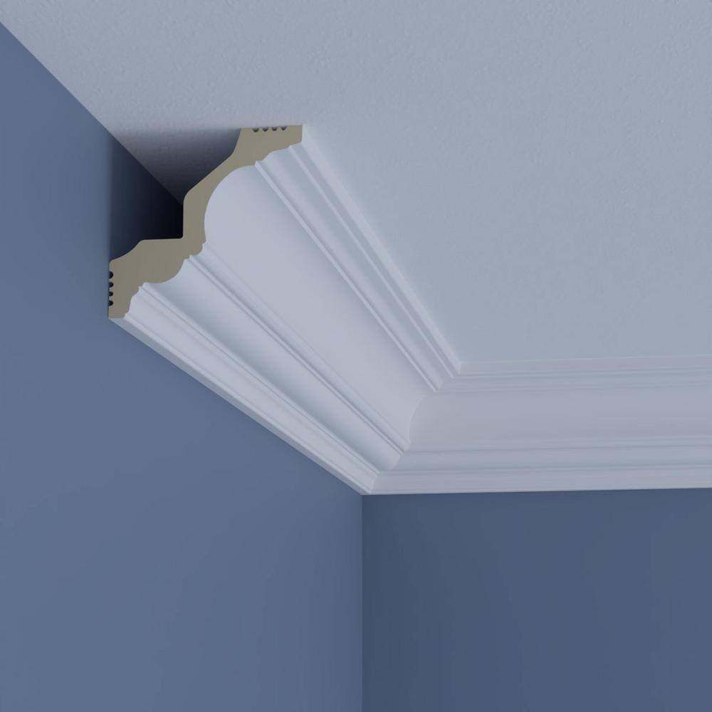 Unfinished Urethane Crown Moulding for Interior Ceilings