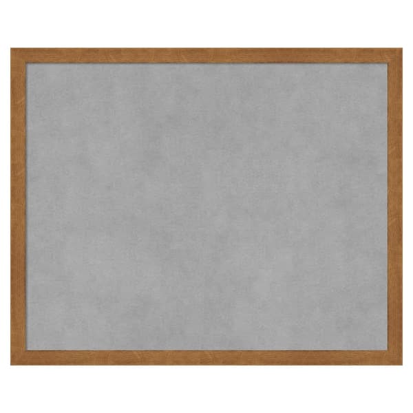 Amanti Art Carlisle Blonde Narrow 21 in. x 17 in. Framed Magnetic Board