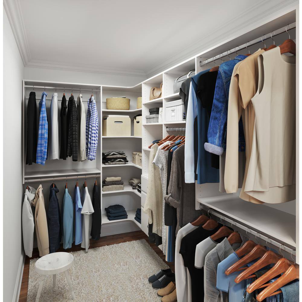 Reviews For Closet Evolution Ultimate 84 In W 115 In W White Wood 