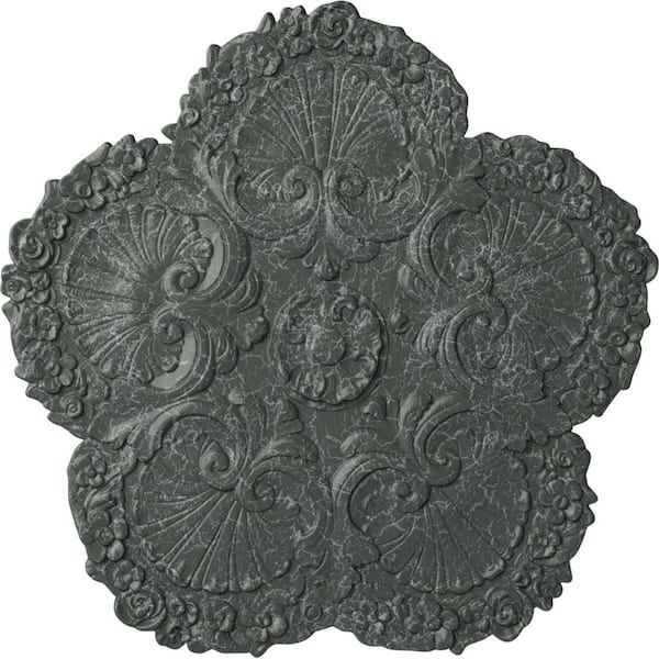 Ekena Millwork 25-5/8" x 1" Shell Urethane Ceiling, Athenian Green Crackle