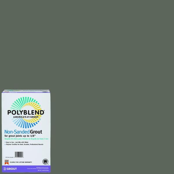 Custom Building Products Polyblend #09 Natural Gray 10 lb. Non-Sanded Grout
