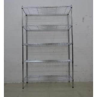 Finnhomy Heavy Duty 8 Tier Wire Shelving with Wheels 18x18x72.8-inches 8  Shelves Storage Rack Thicken Steel Tube, Pantry Shelves for Storage