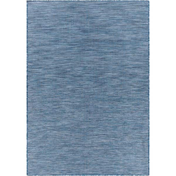 Livabliss Zalie Denim 5 ft. 1 in. x 7 ft. Indoor/Outdoor Area Rug