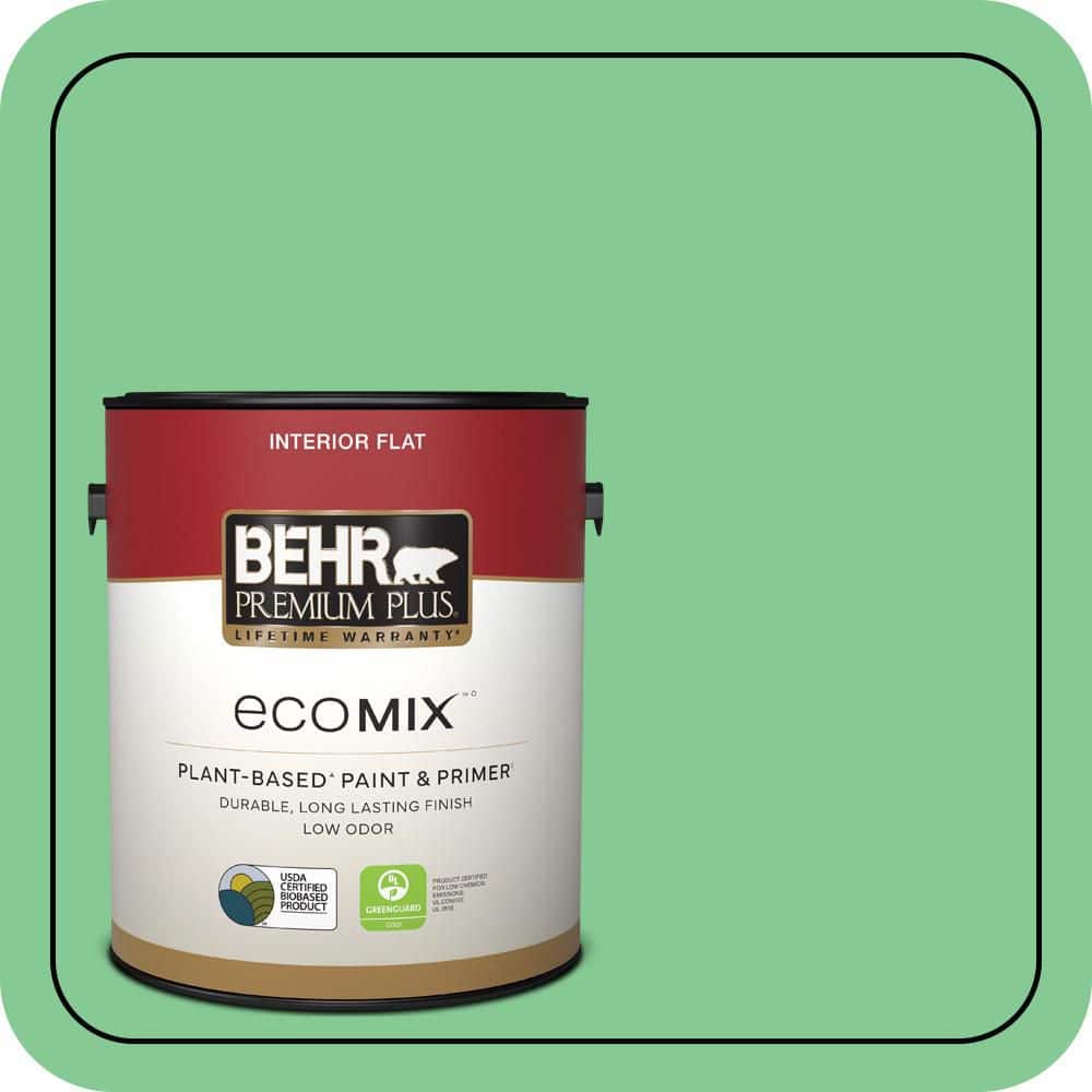 1 gal. #P400-4 Good Luck Flat EcoMix Plant-Based Interior Paint & Primer price history on PriceWatchPro